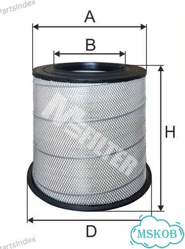 Фильтр воздушный mfilter A529, 460 л фото 1