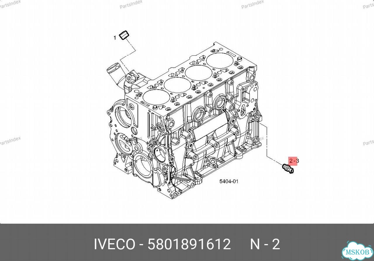 Датчик давления масла iveco 5801891612 фото 1