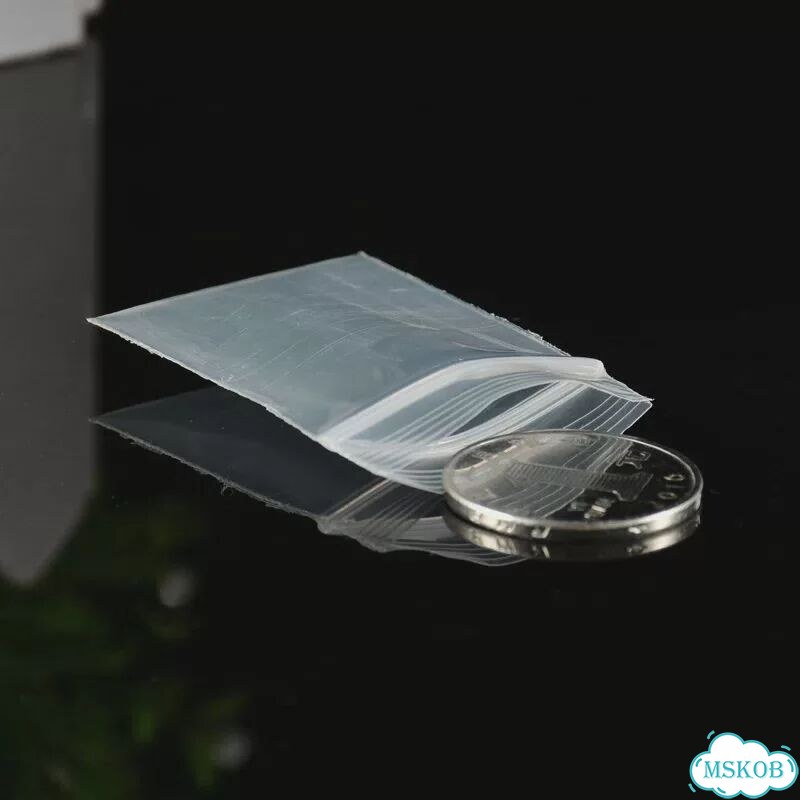 Tetp мини прозрачные пакеты ziplock для украшений 100 шт. 3x3.5cm фото 3