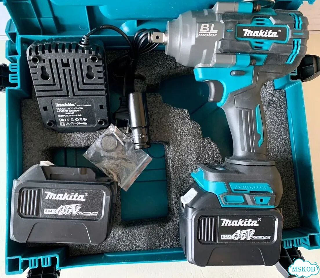 Гайковерт Makita аккумуляторный ударный бесщеточны фото 1