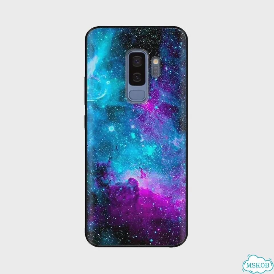 Чехол Samsung Galaxy S9 Plus, космос, силикон, 00079 фото 1