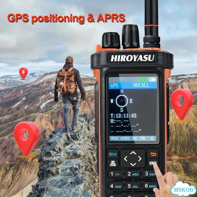 Рация Hiroyasu HI-UV850 Pro Bluetooth 10W Orange фото 6