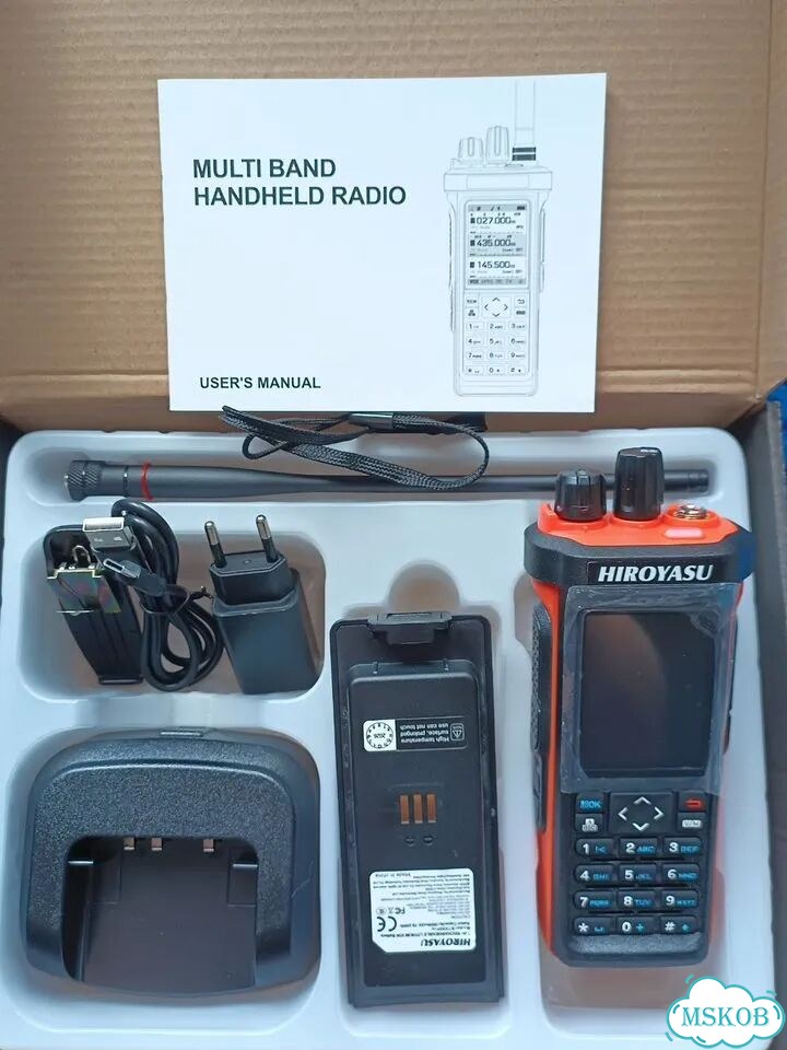 Рация Hiroyasu HI-UV850 Pro Bluetooth 10W Orange фото 7