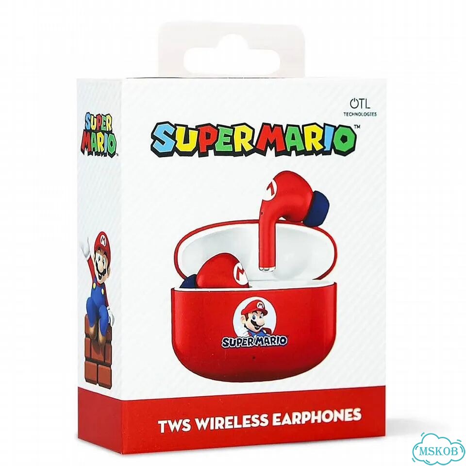 Наушники OTL TWS 2G Super Mario Earpods Red фото 1
