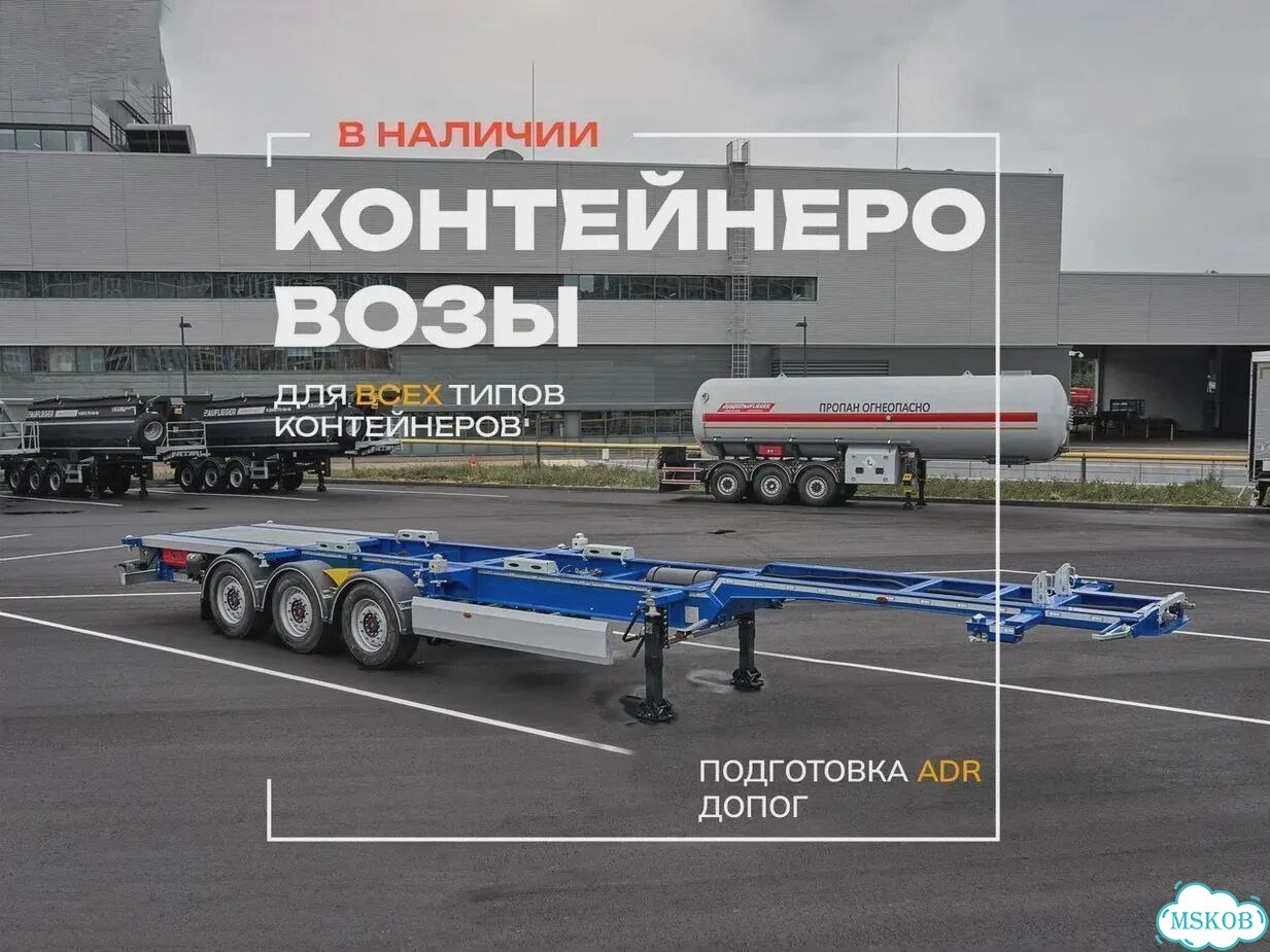 Полуприцеп контейнеровоз Auflieger Контейнеровоз, 2024 фото 4