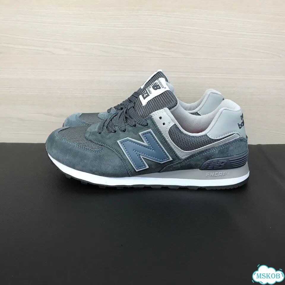 Кроссовки New Balance 574 мужские серые фото 2