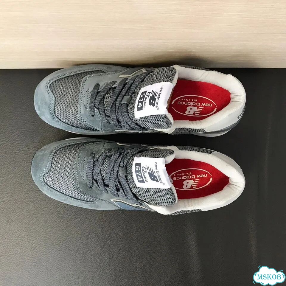Кроссовки New Balance 574 мужские серые фото 6