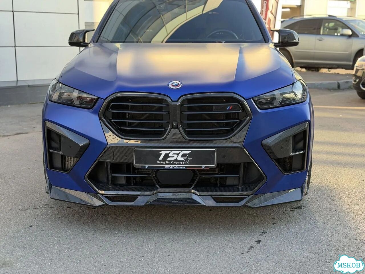 Вставки боковые BMW X5M F95 рест сухой карбон SQ фото 3