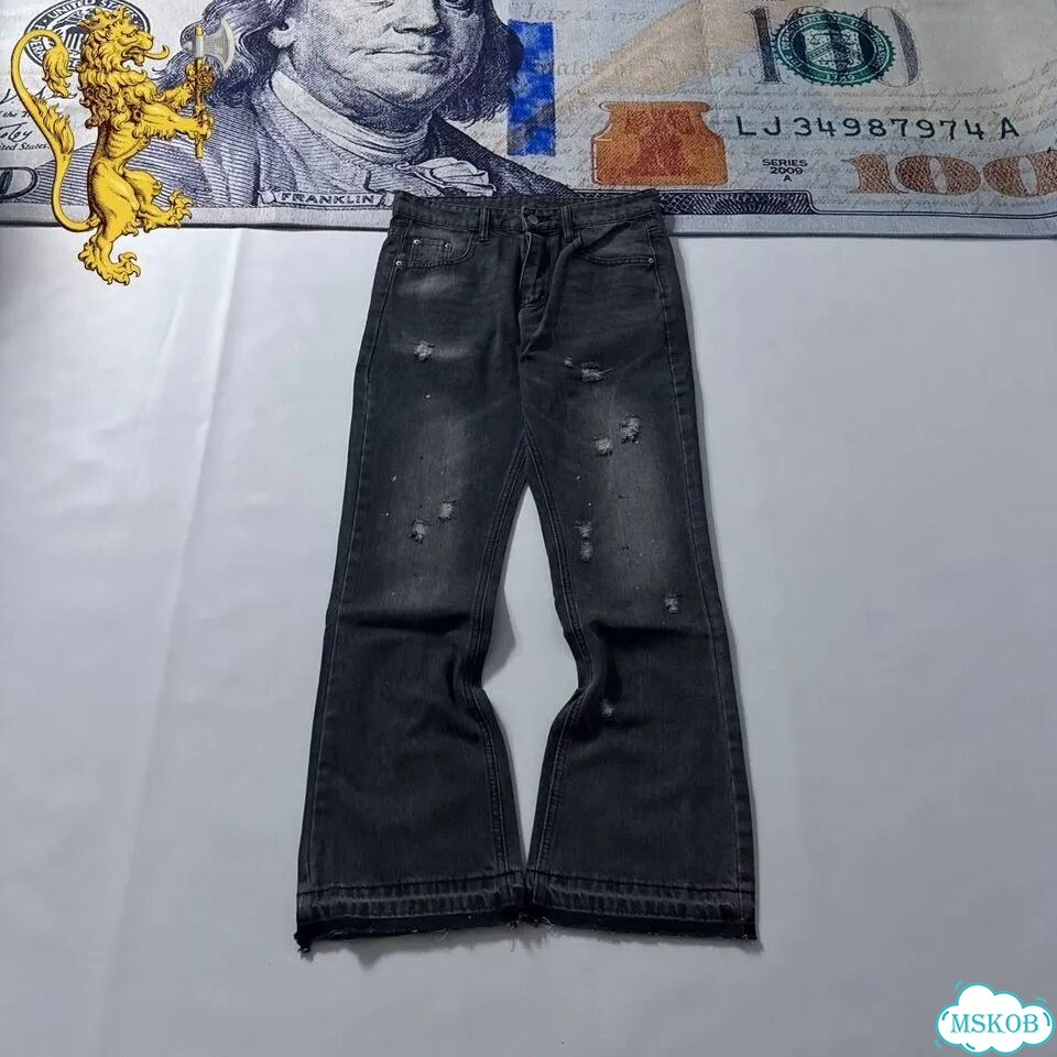 Джинсы широкие balenciaga flared 25ss type фото 1