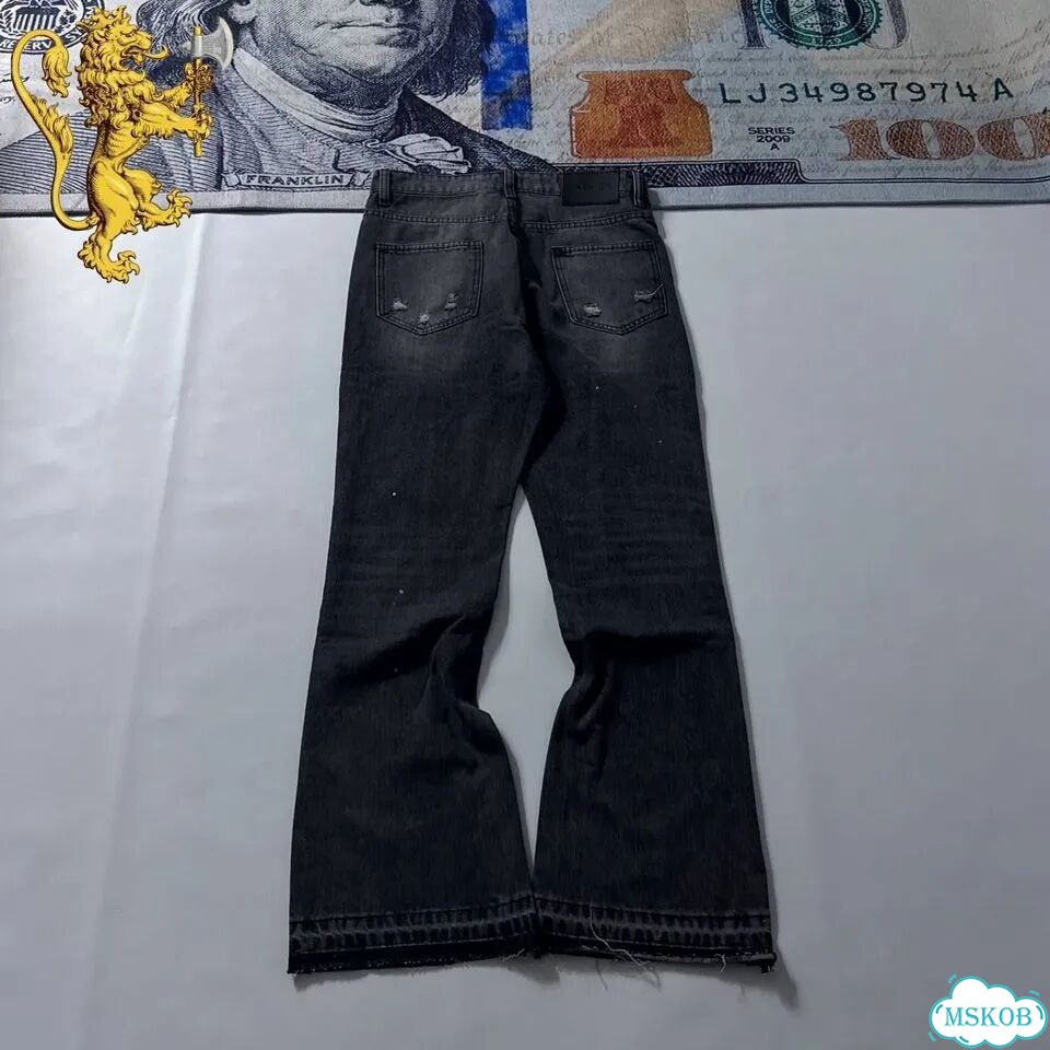 Джинсы широкие balenciaga flared 25ss type фото 3