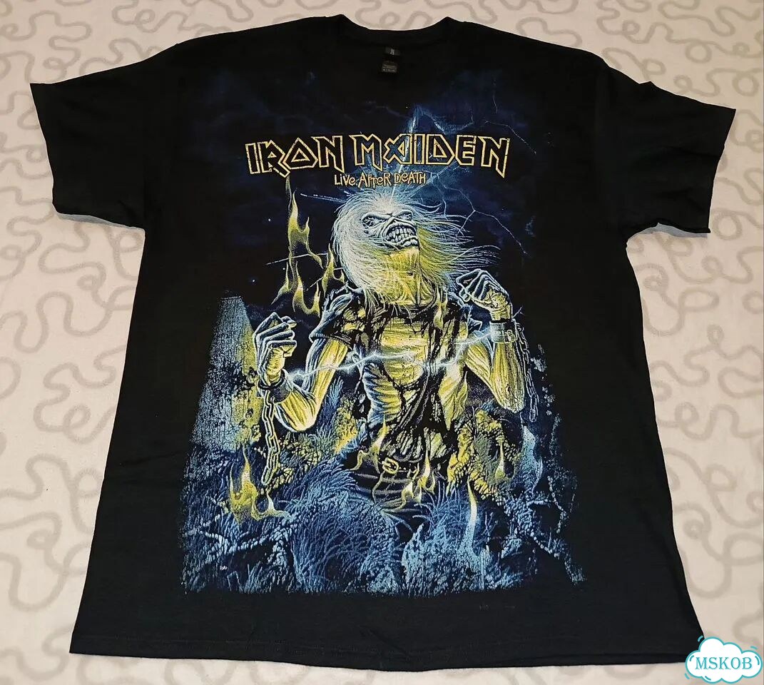 Редкая футболка Iron Maiden, Live after death фото 1