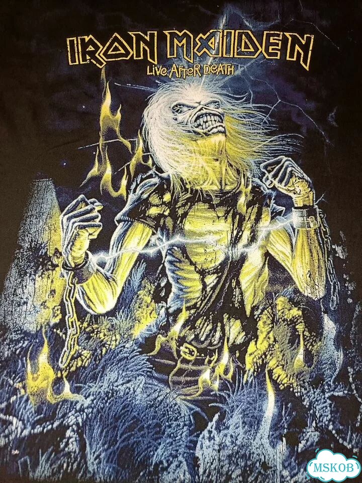 Редкая футболка Iron Maiden, Live after death фото 2