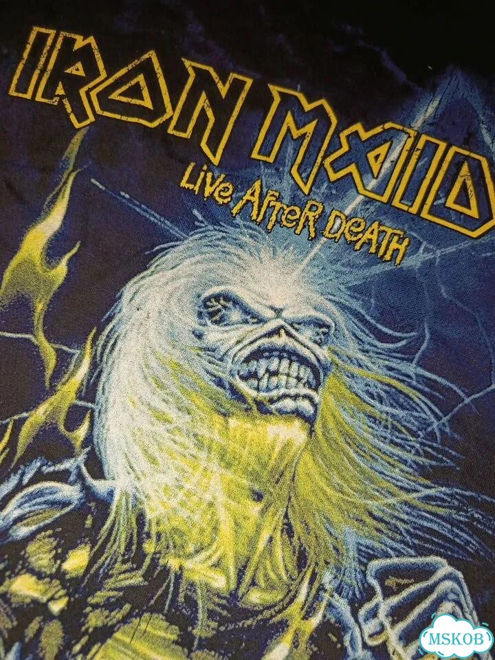 Редкая футболка Iron Maiden, Live after death фото 3