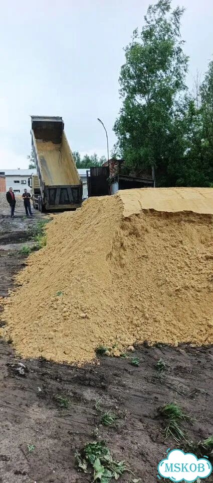 Песок речной с доставкой на мини самосвале фото 2