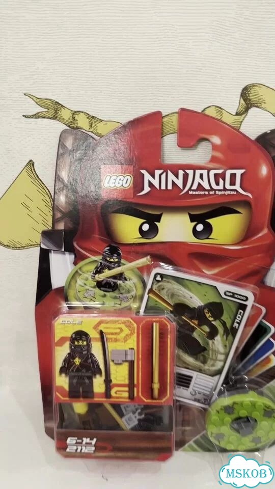 Lego Ninjago 2112 Cole blister pack новый фото 1
