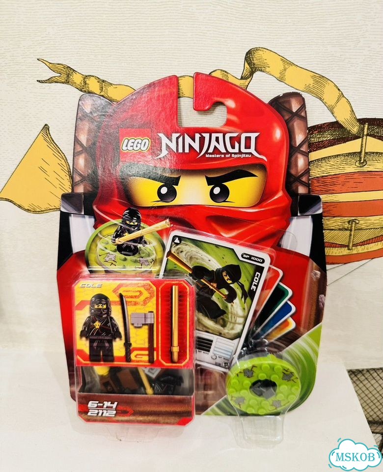 Lego Ninjago 2112 Cole blister pack новый фото 2