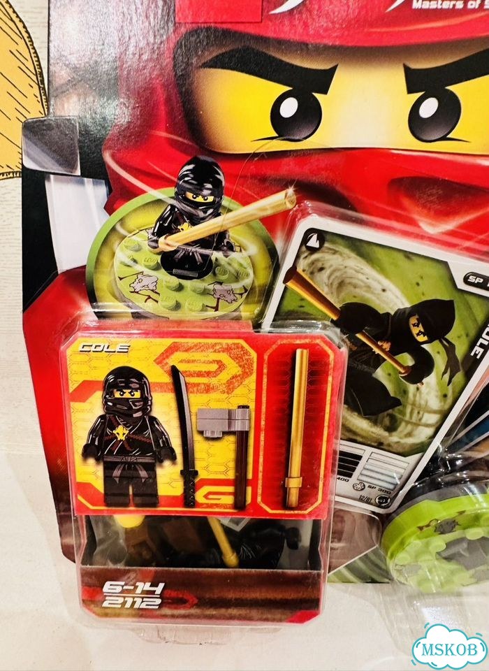 Lego Ninjago 2112 Cole blister pack новый фото 4