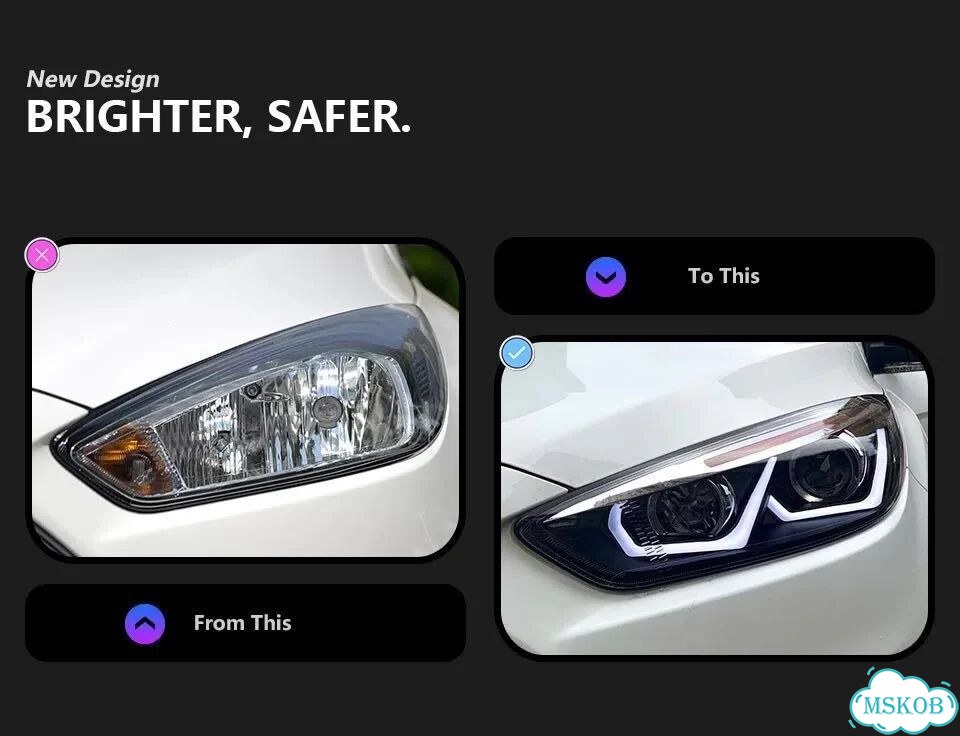 Фары Ford Focus 3 Full LED рестайлинг 14-19 фото 11