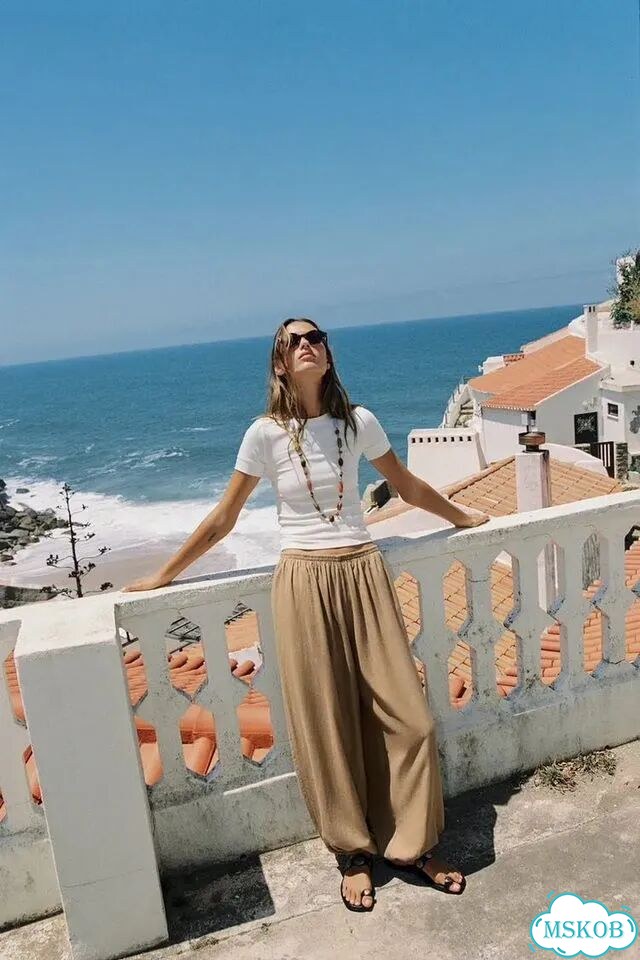 Льняные брюки Zara быстрая доставка фото 1