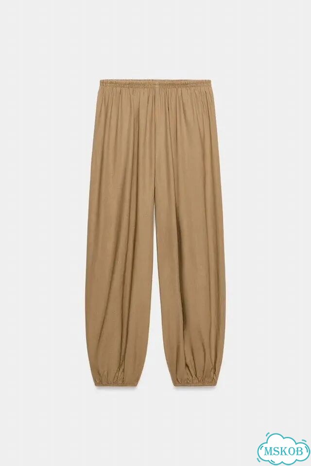 Льняные брюки Zara быстрая доставка фото 6