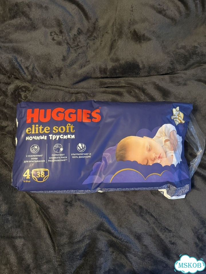 Huggies elite soft трусики ночные фото 1