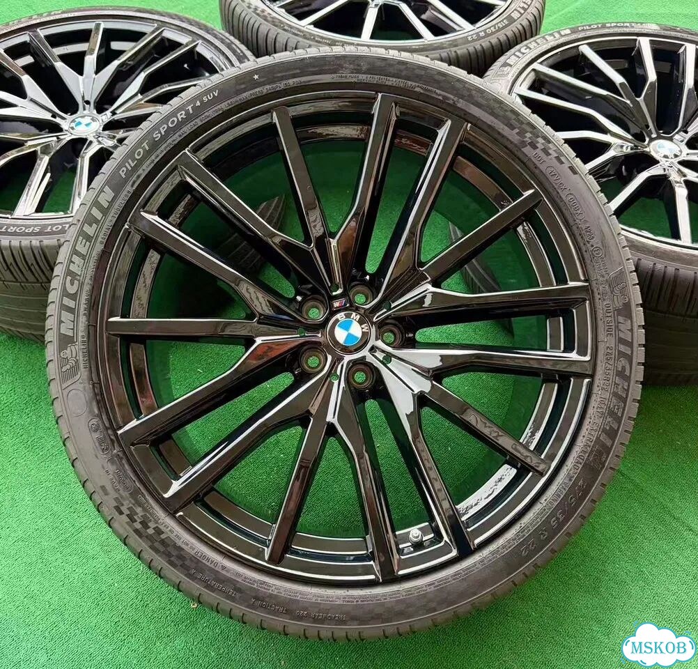 Летние колёса R22 742 M Black BMW X5 G05 X6 G06 фото 1