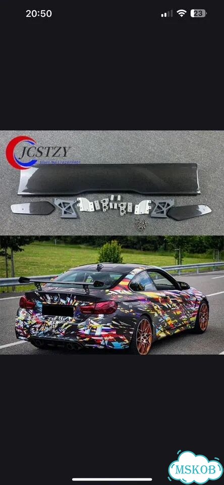 Спойлер BMW M4 f82 фото 5