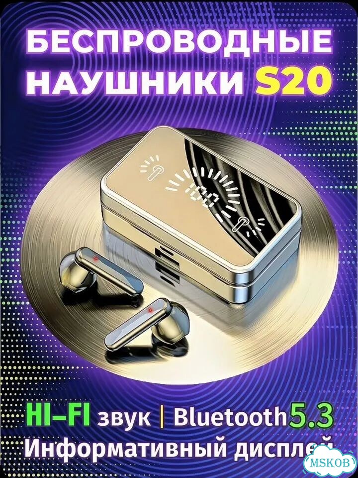 Наушники беспроводные с микрофоном, черный фото 2