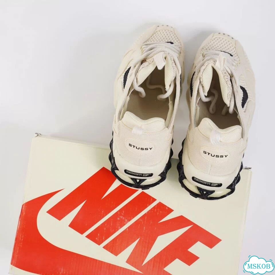 Nike x Stussy Air Zoom Spiridon Cage 2 Cream Black фото 4