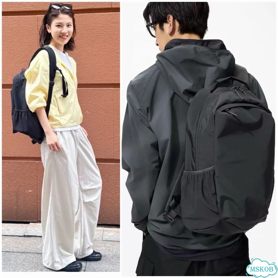 Рюкзак Uniqlo Utility casual Backpack оливковый фото 10