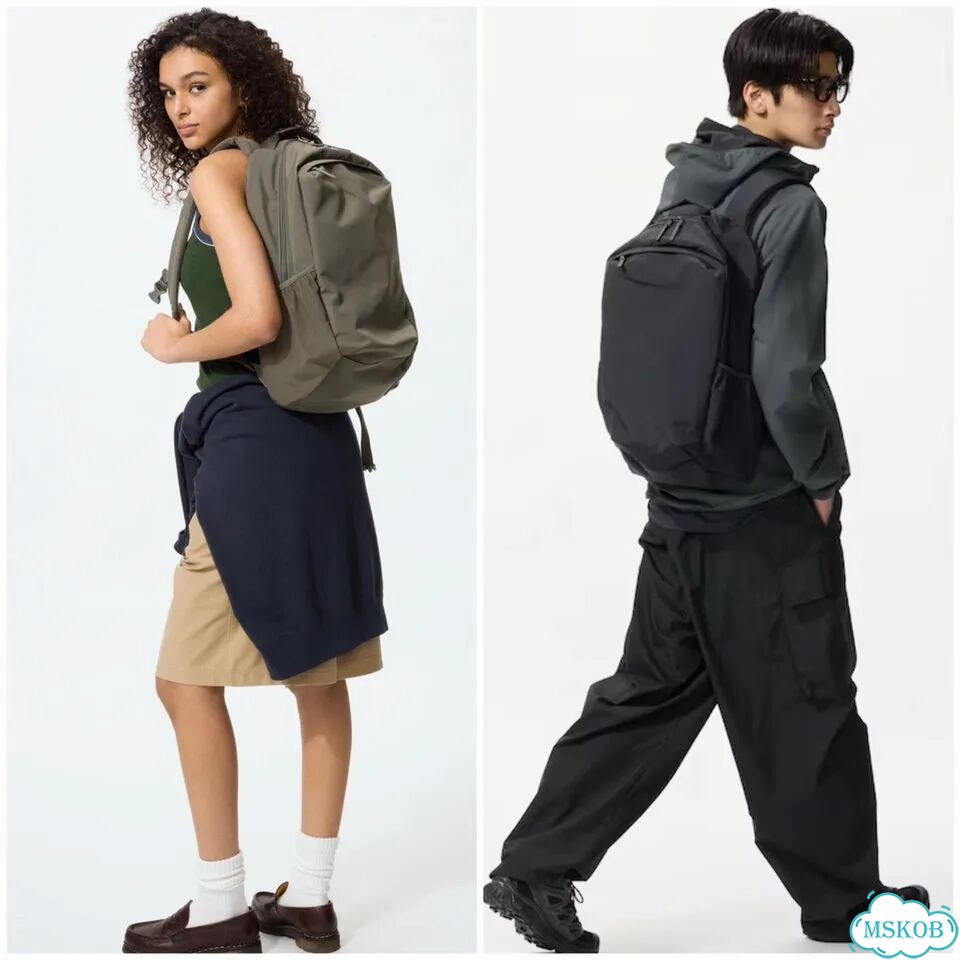 Рюкзак Uniqlo Utility casual Backpack оливковый фото 2