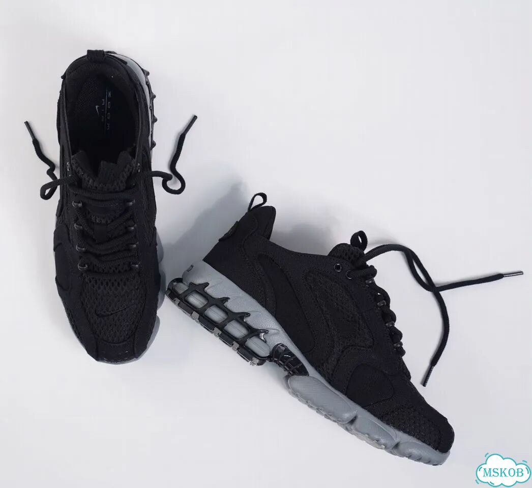 Nike x Stussy Air Zoom Spiridon Cage 2 Black Grey фото 2