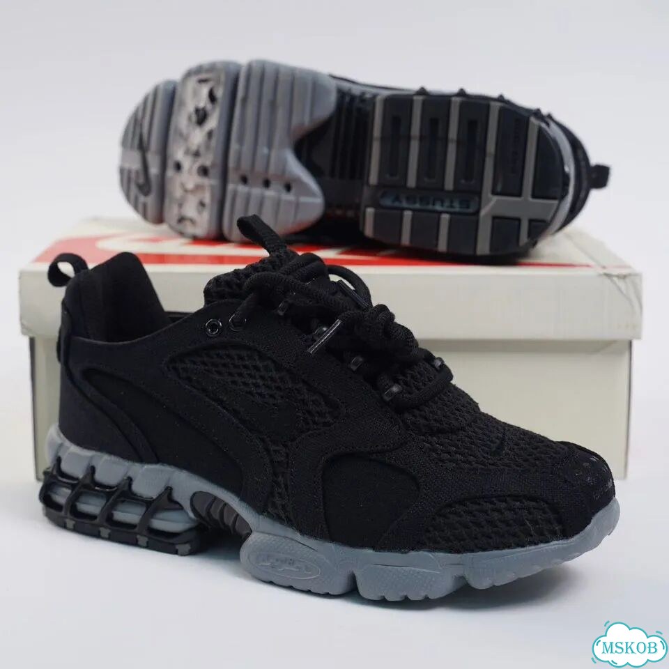 Nike x Stussy Air Zoom Spiridon Cage 2 Black Grey фото 6