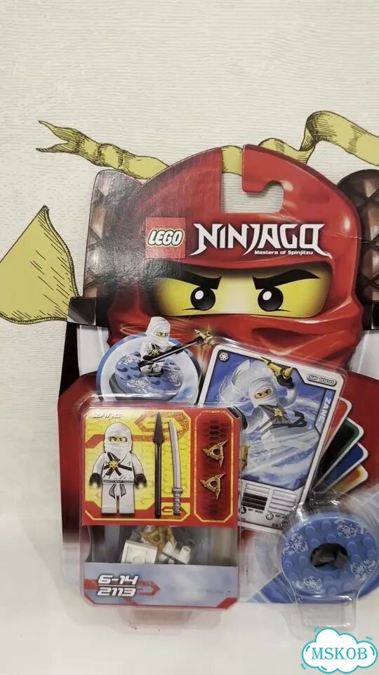 Lego Ninjago 2113 Zane blister pack новый фото 1