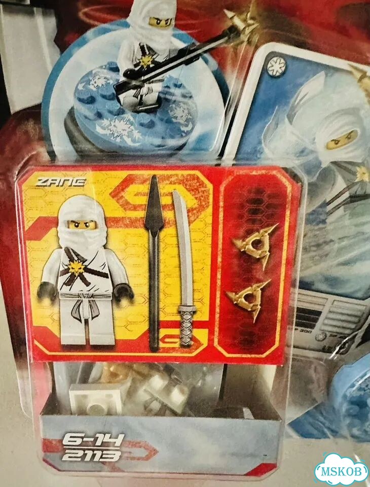 Lego Ninjago 2113 Zane blister pack новый фото 4
