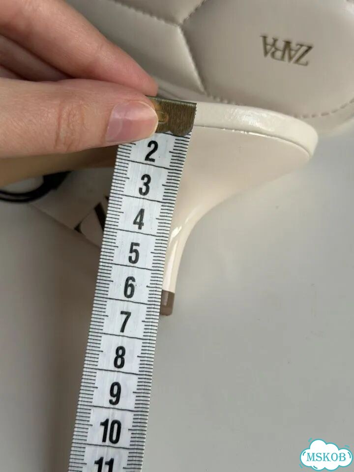 Мюли Zara молочные 40 размер новые с биркой фото 5