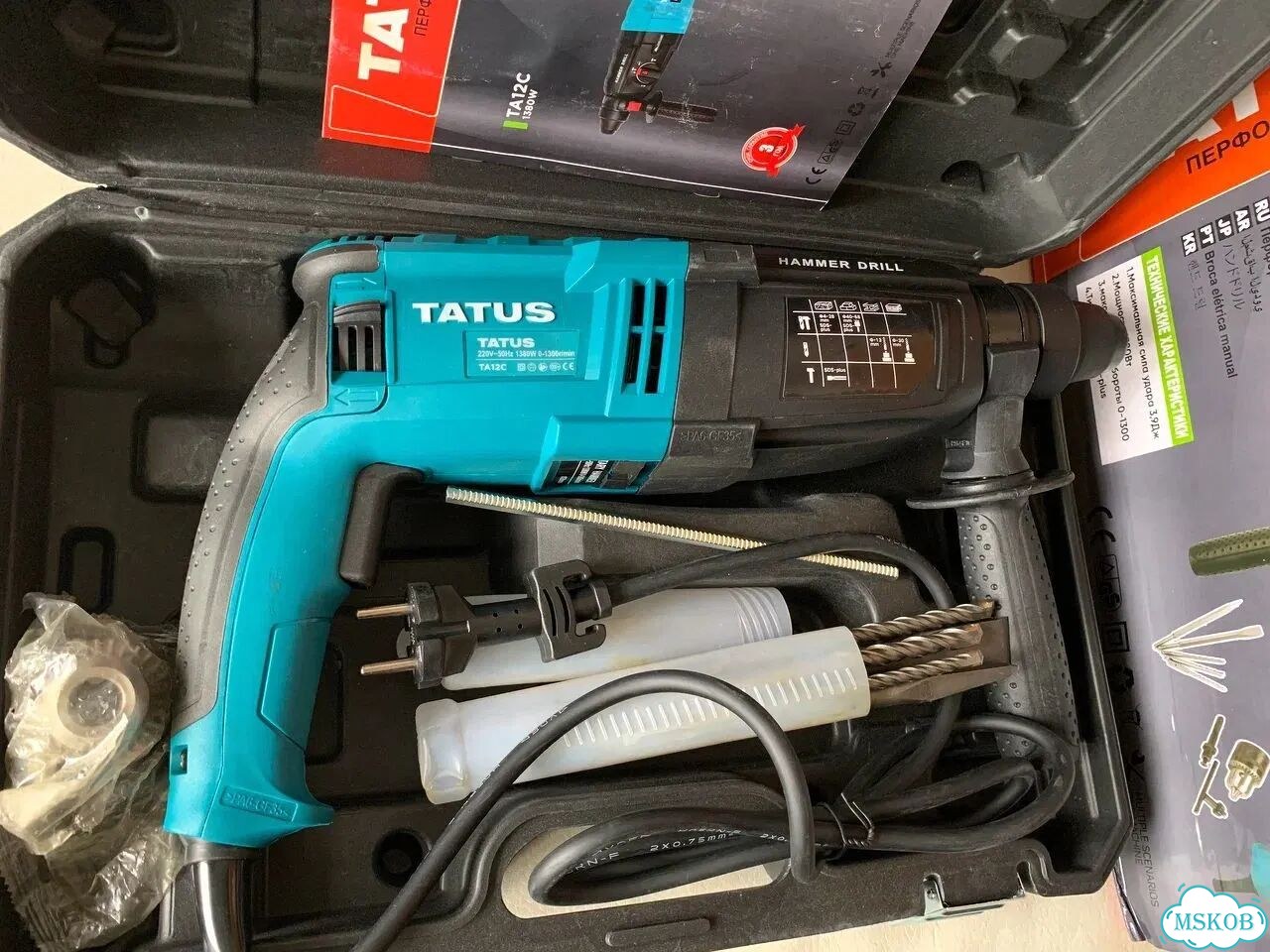 Перфоратор сетевой Tatus 1380W фото 1