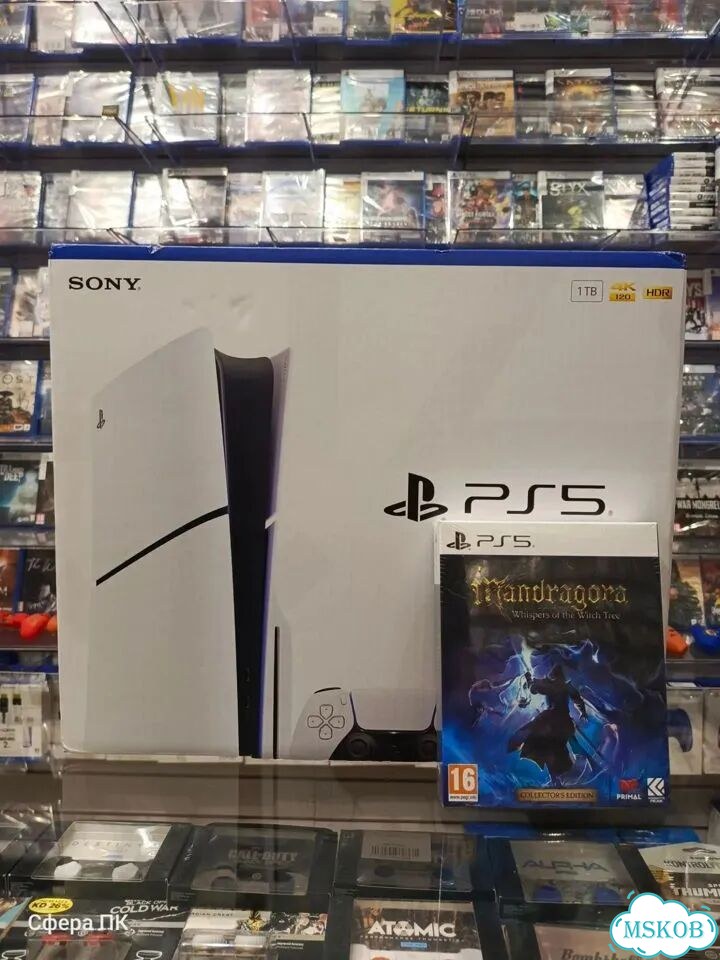 Ps5 slim CFI-2118 A01 S01E55B01WHY10276606 + 12 мес гарантия(SPC) фото 1
