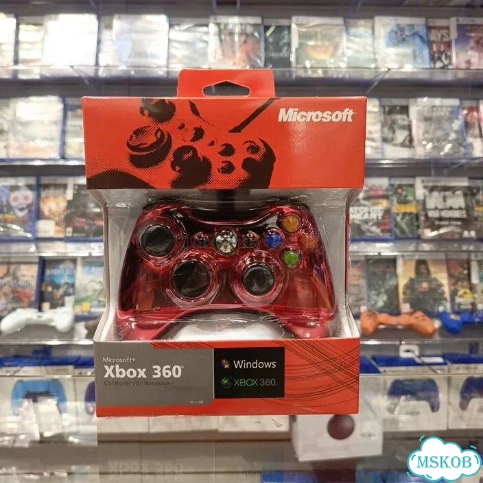 Джойстик X-BOX 360 Wired Controller Chrome Red(SPC) фото 1