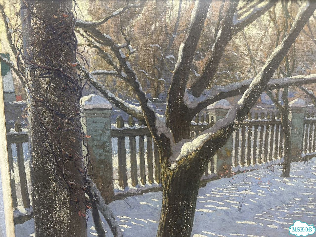 Картина антикварная Канцеров А.Г. 1910год большая фото 2