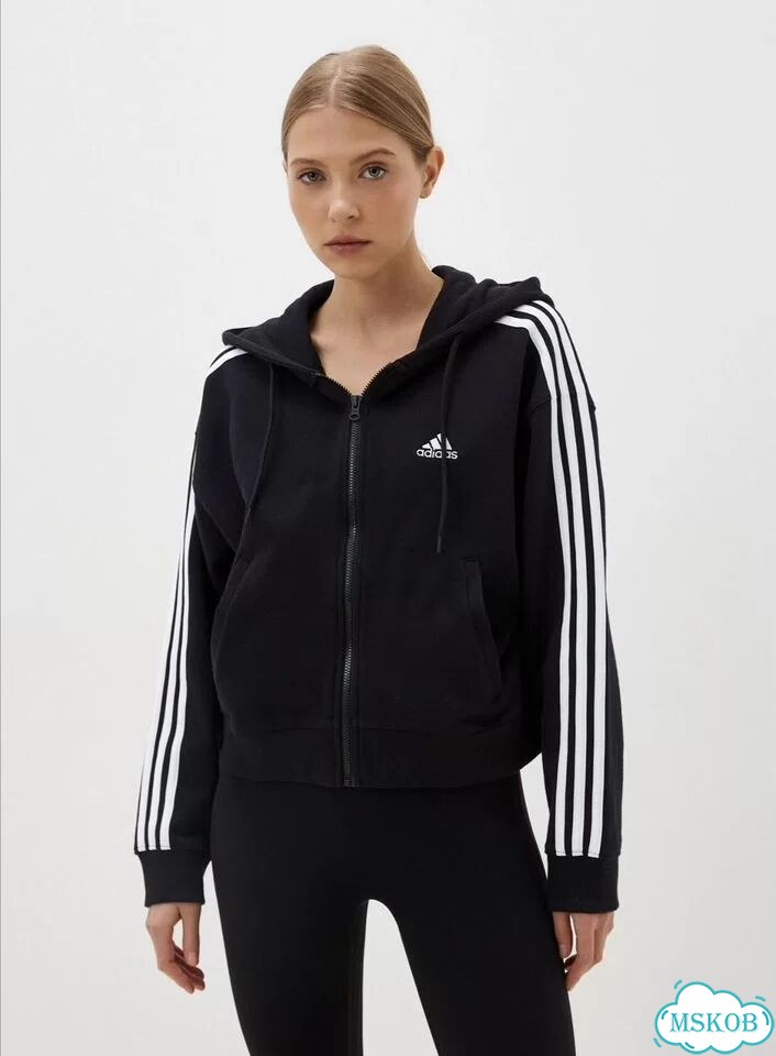 Зипка adidas кроп фото 1