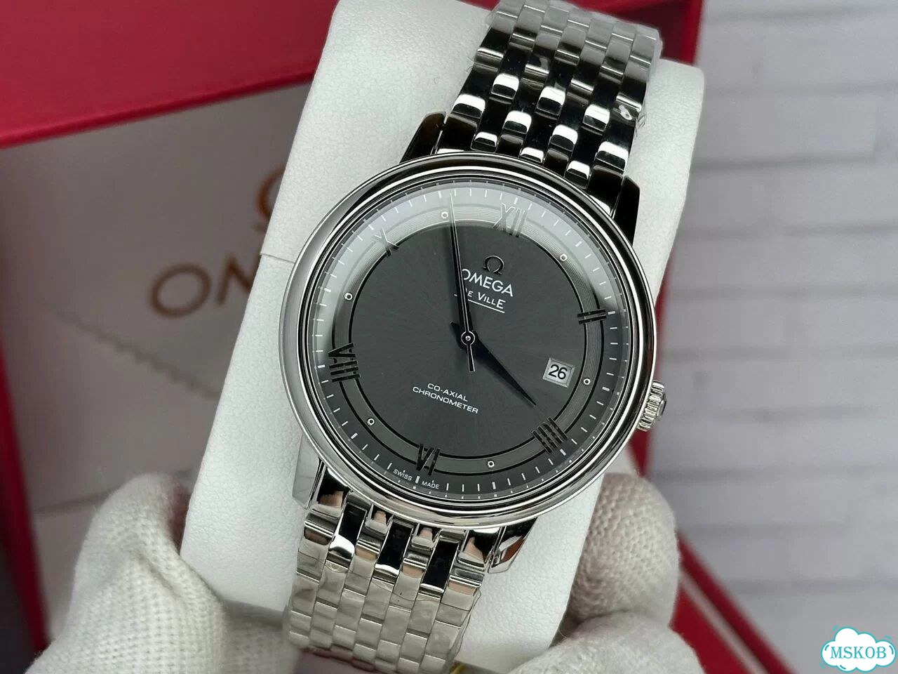 Часы мужские Omega De Ville механические фото 2