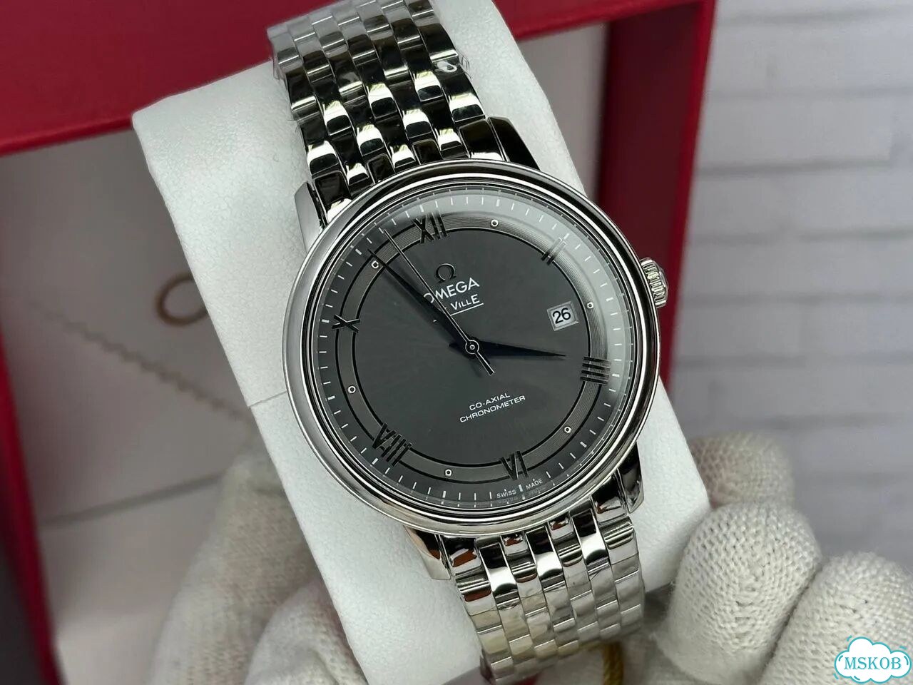 Часы мужские Omega De Ville механические фото 3