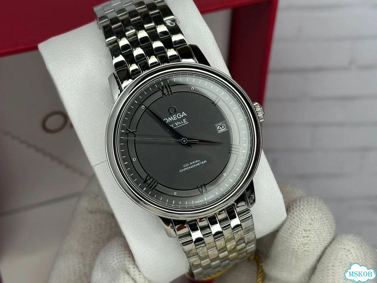 Часы мужские Omega De Ville механические фото 6