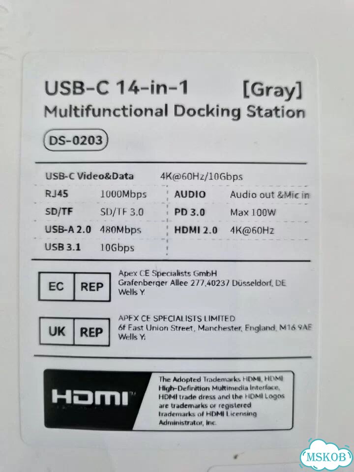 Док-станция Acasis USB-C 14-in-z ds-0203 фото 3