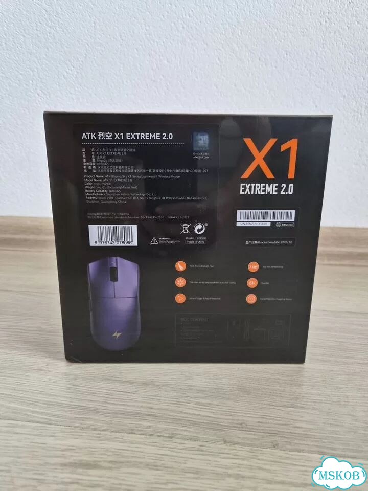 Игровая мышь беспроводная ATK X1 V2 Extreme (2.0) фото 2