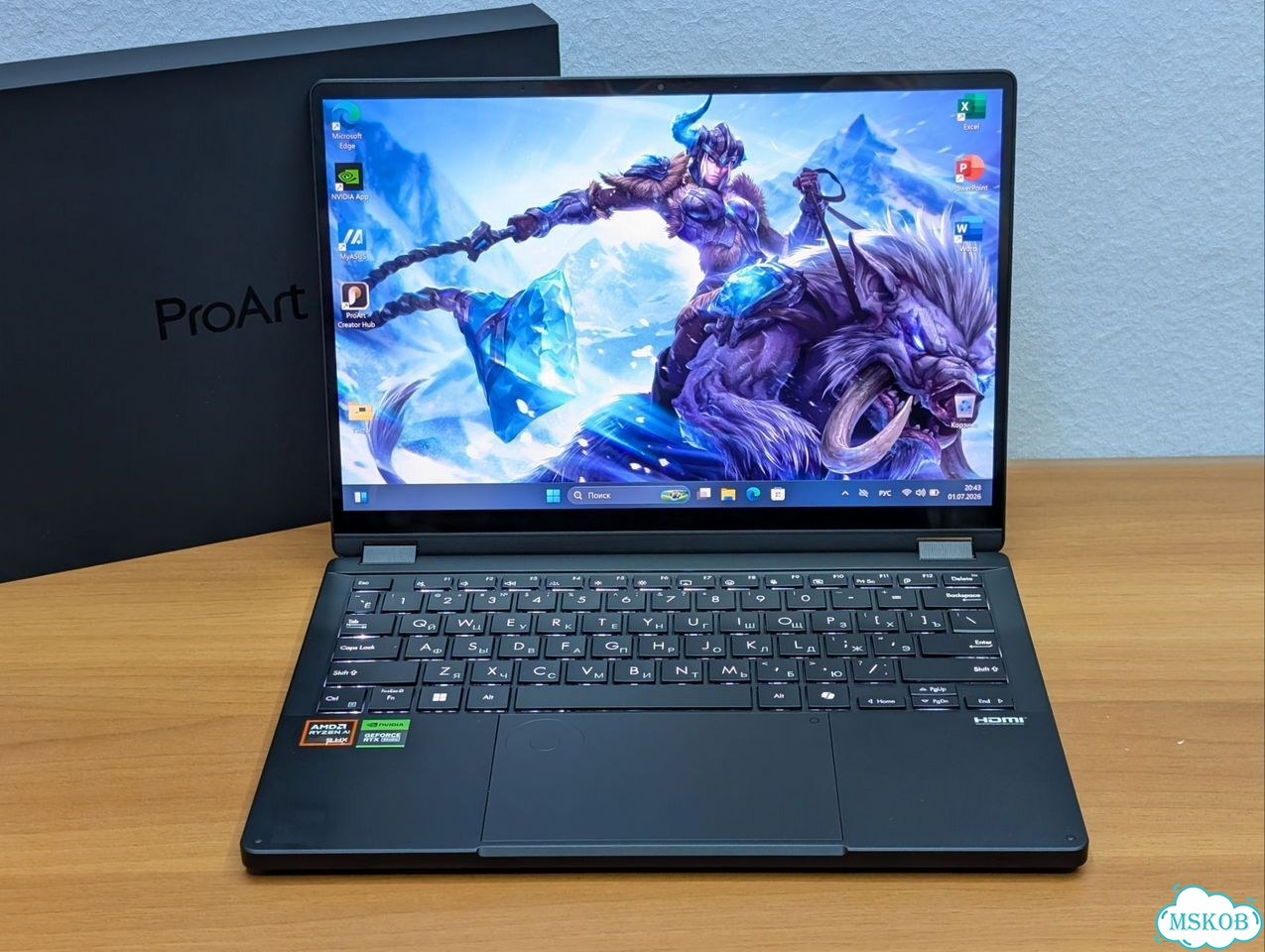 Asus ProArt x360 3K Oled Ai9 hx 370w 32 2T 4060 фото 2