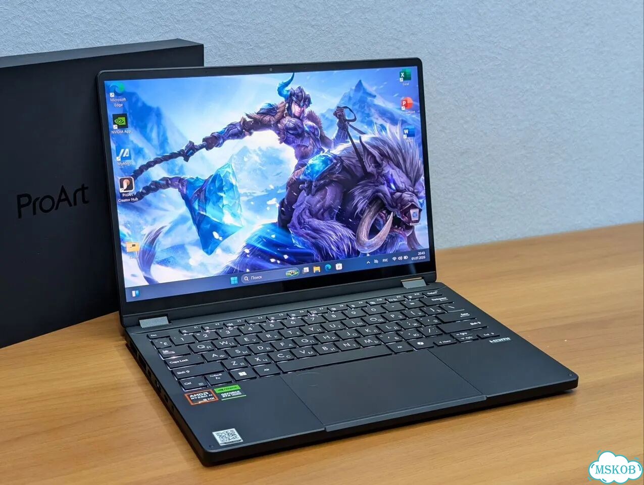 Asus ProArt x360 3K Oled Ai9 hx 370w 32 2T 4060 фото 4