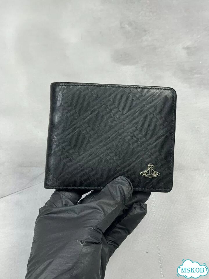 Vintage Vivienne Westwood Orb Tonal Plaid Wallet фото 1