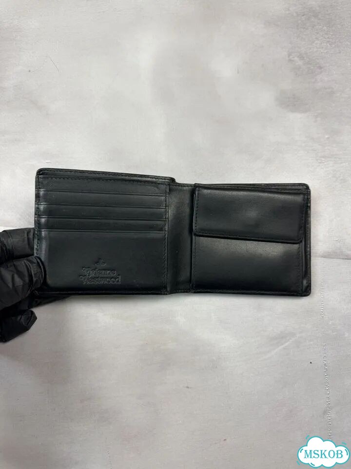 Vintage Vivienne Westwood Orb Tonal Plaid Wallet фото 5